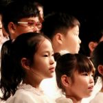 京畿道水原市国际学校的合唱团