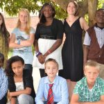 卢旺达基加利国际学校的学生合影