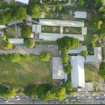 伍德福德国际学校的高空鸟瞰图