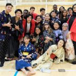 日本轻井泽世界联合学院的学生穿日本和服