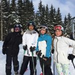 哥德堡地区国际学校的学生们在滑雪场