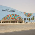 GEMS世界学院迪拜分校的主教学楼远景