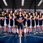 山景基督教学校的女子篮球队