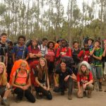 莫希国际学校的学生们参加徒步露营