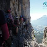 意大利亚得里亚海世界联合学院的学生们攀岩