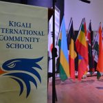 基加利国际社区学校的旗帜